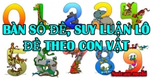 Bàn số đề, cách suy luận lô đề vui theo con vật Bàn số đề, cách suy luận lô đề vui theo con vật