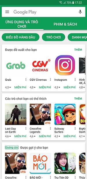 Vào ứng dụng CH Play để tìm kiếm phần mềm xổ số Vào ứng dụng CH Play để tìm kiếm phần mềm xổ số