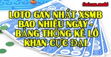 Lô gan MB vượt max trong lịch sử - Cặp lô khan, loto gan kỷ lục lâu về nhất Lô gan MB vượt max trong lịch sử - Cặp lô khan, loto gan kỷ lục lâu về nhất