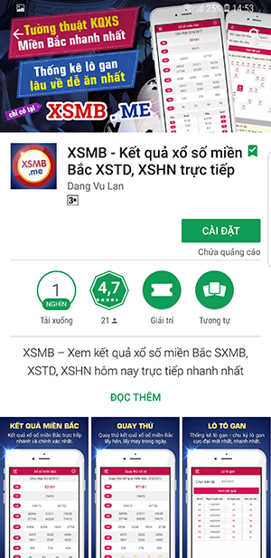Tải và cài đặt ứng dụng trực tiếp kết quả XSMB Tải và cài đặt ứng dụng trực tiếp kết quả XSMB