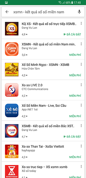 Chọn ứng dụng kết quả xổ số miền Nam Chọn ứng dụng kết quả xổ số miền Nam