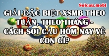 Soi cầu giải đặc biệt XSMB theo tuần, tháng hôm nay về con gì? Soi cầu giải đặc biệt XSMB theo tuần, tháng hôm nay về con gì?