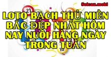 Loto bạch thủ miền bắc đẹp nhất hôm nay nuôi hàng ngày trong tuần Loto bạch thủ miền bắc đẹp nhất hôm nay nuôi hàng ngày trong tuần