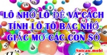Cách tính lô tô theo lô nhớ và sổ mơ lô đề miền bắc theo các con số Cách tính lô tô theo lô nhớ và sổ mơ lô đề miền bắc theo các con số